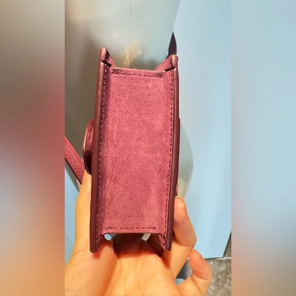 Jacquemus Le Petit Bambino Mini Bag in Burgundy - Picture 6 of 14